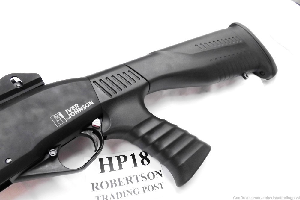 Iver Johnson HP18 Benelli type Auto Shotgun 6 Shot Pistol Grip Ghost Ring R-img-10