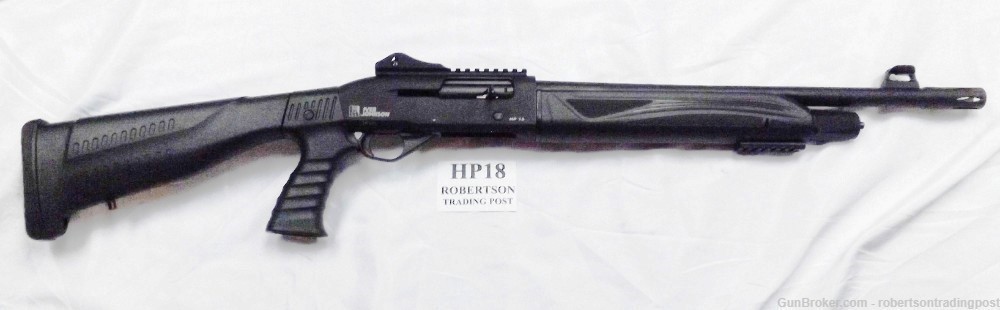 Iver Johnson HP18 Benelli type Auto Shotgun 6 Shot Pistol Grip Ghost Ring R-img-16