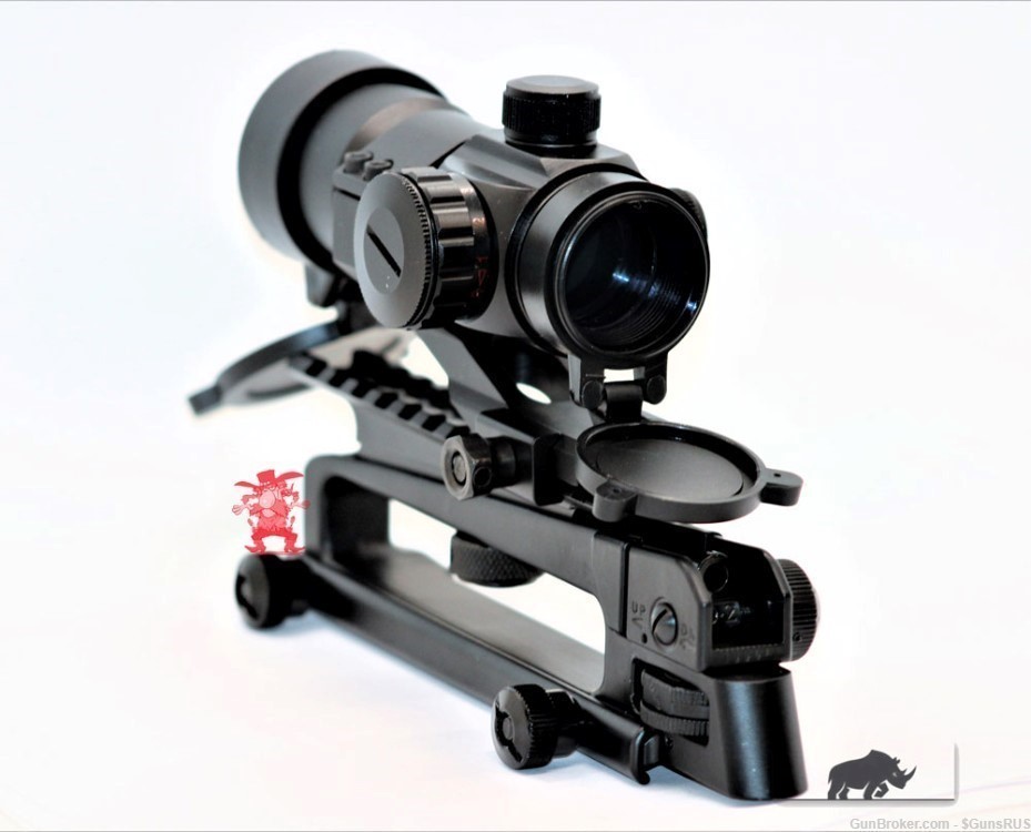 AR15 M2 HANDLE & RED DOT COMBO 30mm Red/Green Dot Sight  -img-5