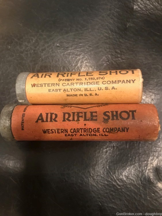 Western Air Rifle Shot 2 Sized Tubes No. 2 & ? BBs Set#1-img-1