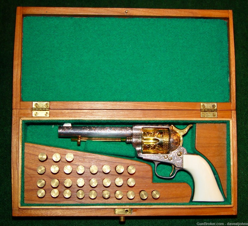Gorgeous Cased 1872 Colt Single Action Army Miniature-img-0