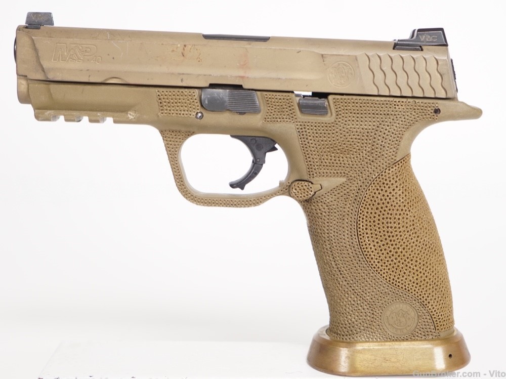 Used Smith & Wesson M&P40 40 S&W FDE Custom-img-3