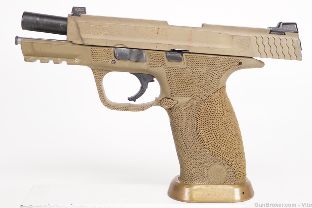 Used Smith & Wesson M&P40 40 S&W FDE Custom-img-2