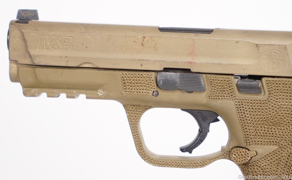 Used Smith & Wesson M&P40 40 S&W FDE Custom-img-4