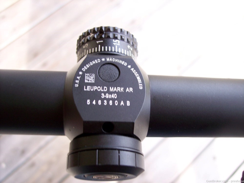 Leupold Mark AR Mod 1 3-9x40mm Tactical FireDot Scope Used 115370-img-9