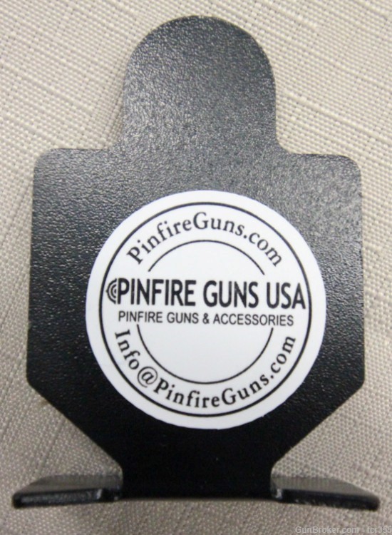 Pinfire Guns USA Chicago Palm Pistol 2mm w Ammo Target & Blanks-img-7