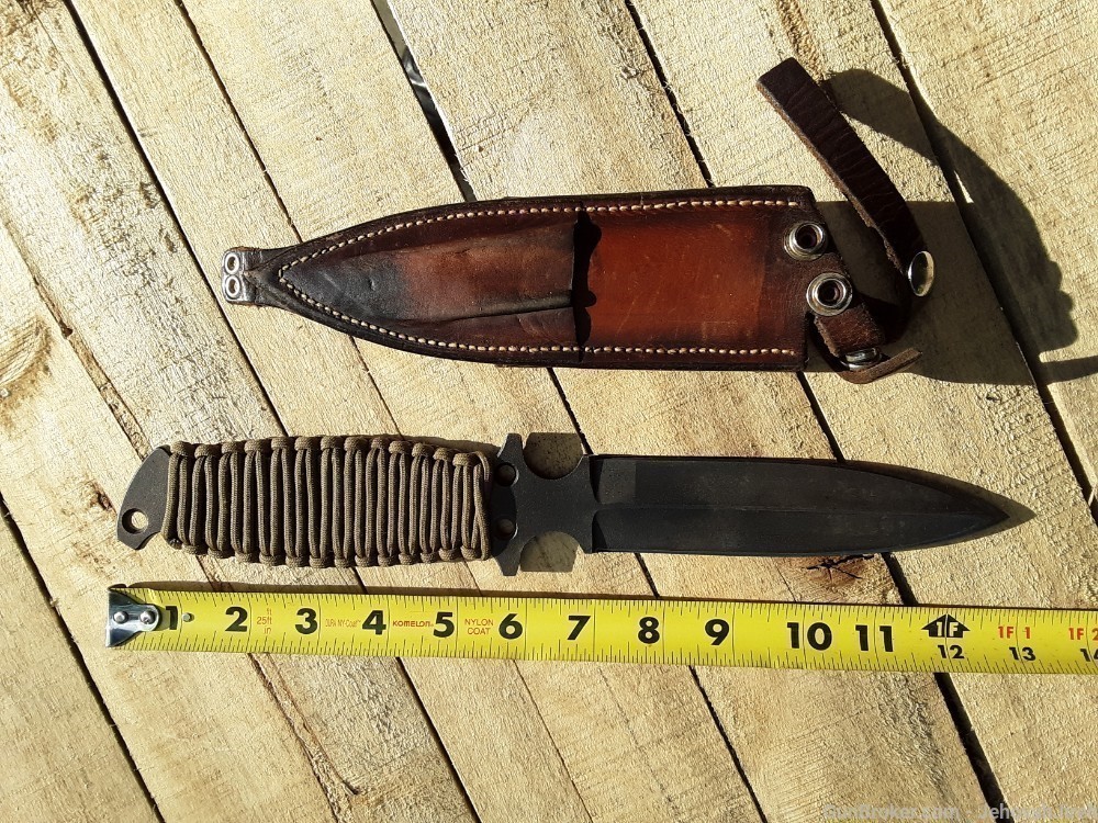 Vintage spear/combat/survival knife custom heavy duty by Harley Bristol TN-img-13