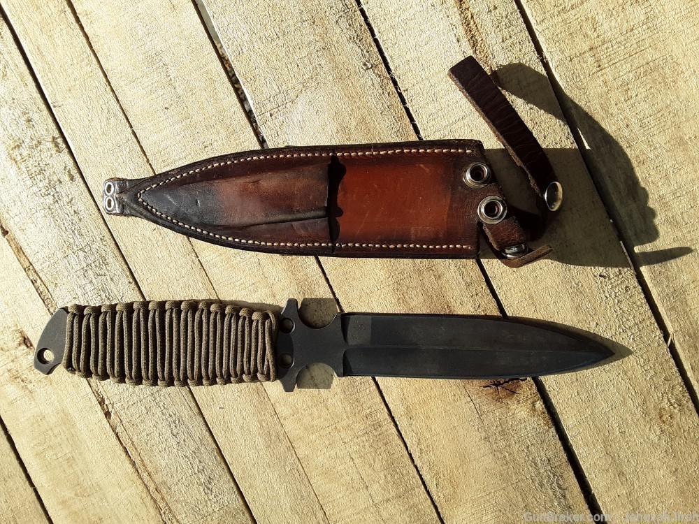 Vintage spear/combat/survival knife custom heavy duty by Harley Bristol TN-img-14