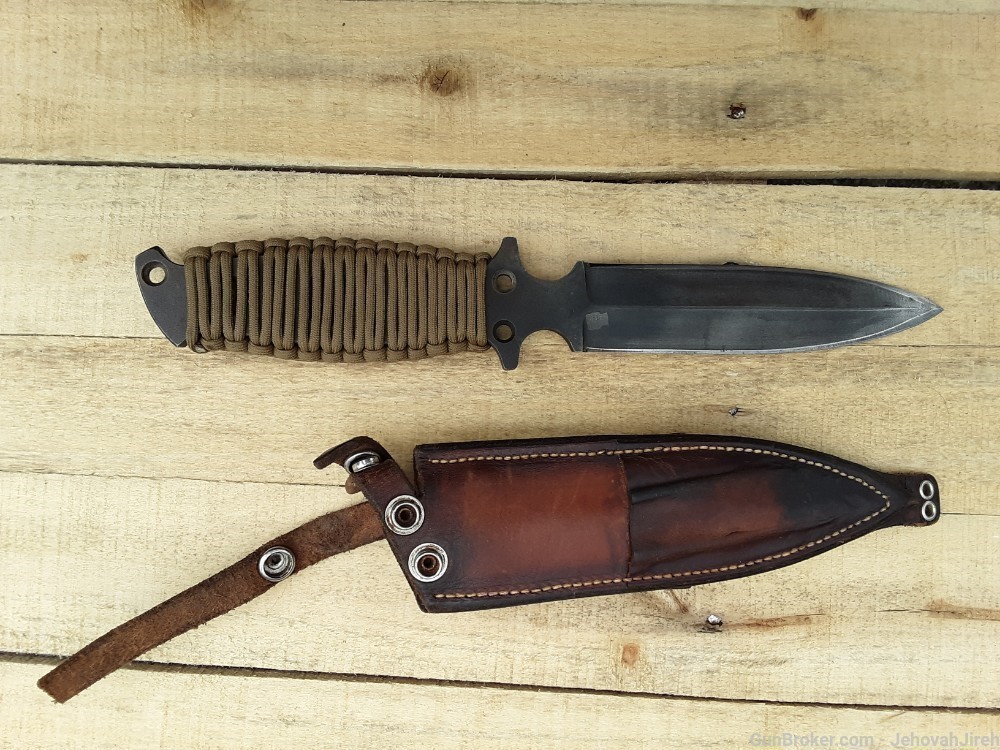 Vintage spear/combat/survival knife custom heavy duty by Harley Bristol TN-img-4