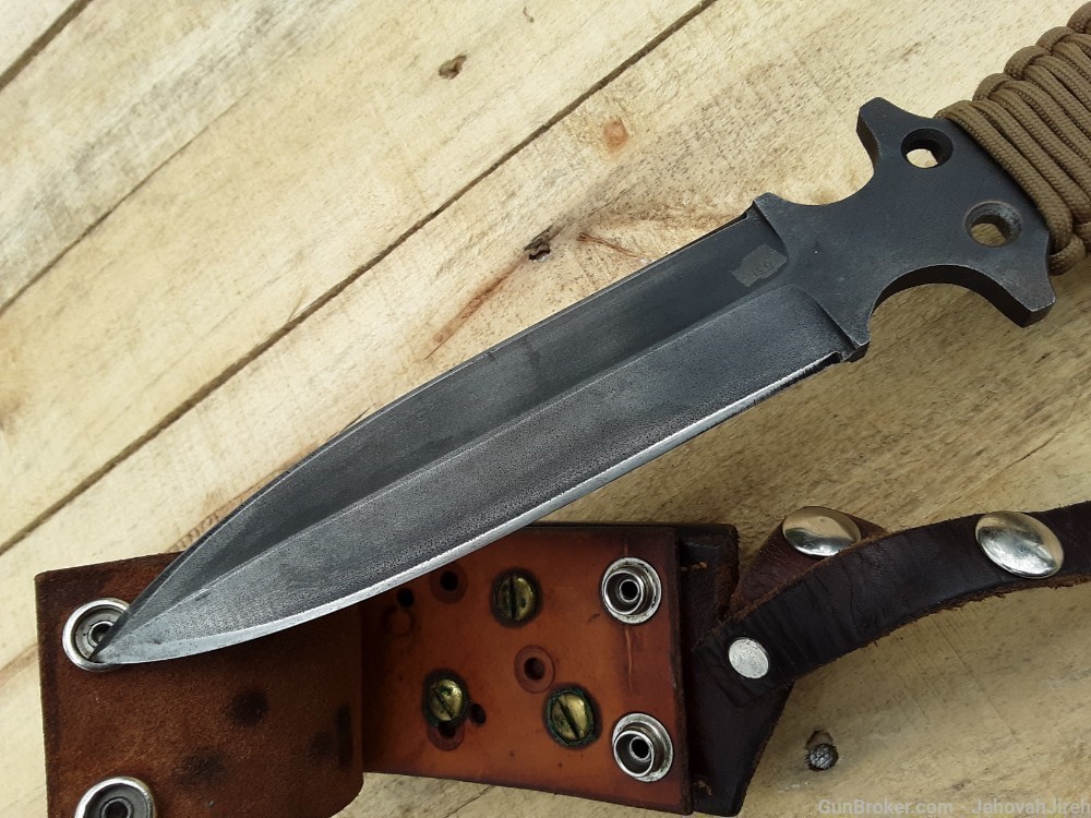 Vintage spear/combat/survival knife custom heavy duty by Harley Bristol TN-img-7