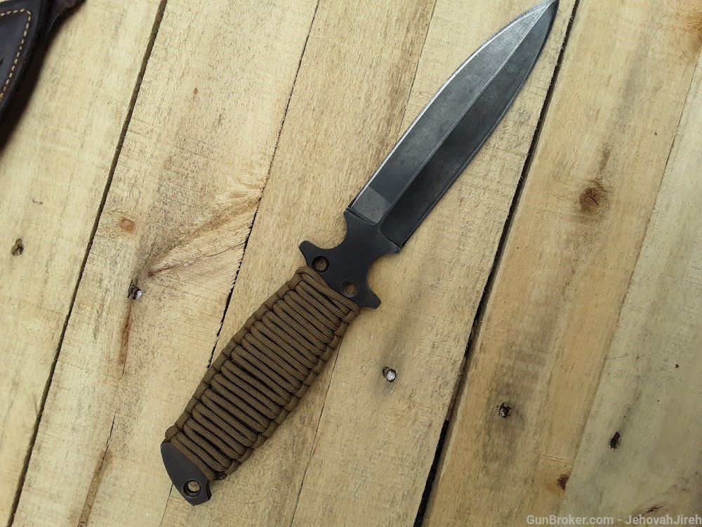 Vintage spear/combat/survival knife custom heavy duty by Harley Bristol TN-img-2