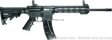Smith & Wesson 10208 M&P 15-22 Sport Semi Auto Rifle 22LR 16.5" 25Rnd 6Pos -img-0