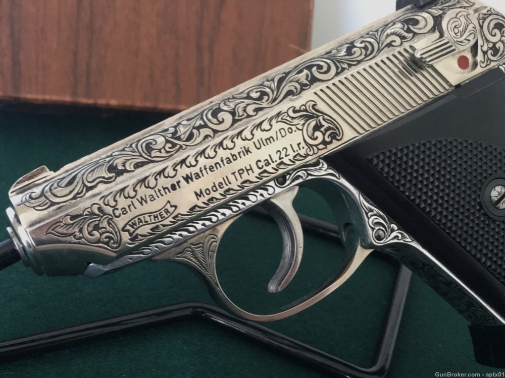Walther TPH 22lr Factory Scroll Engraved Nickel - Very Collectable!-img-7
