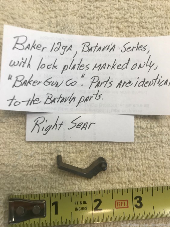 Baker Batavia Right Sear, 12 or 16 gauge.-img-0