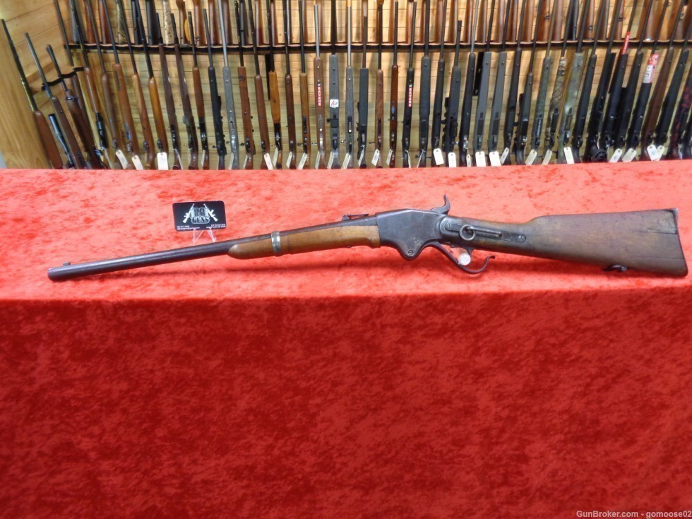 SPENCER Carbine Civil War 1863 1865 ANTIQUE Lever Rifle WE TRADE & BUY GUNS-img-6