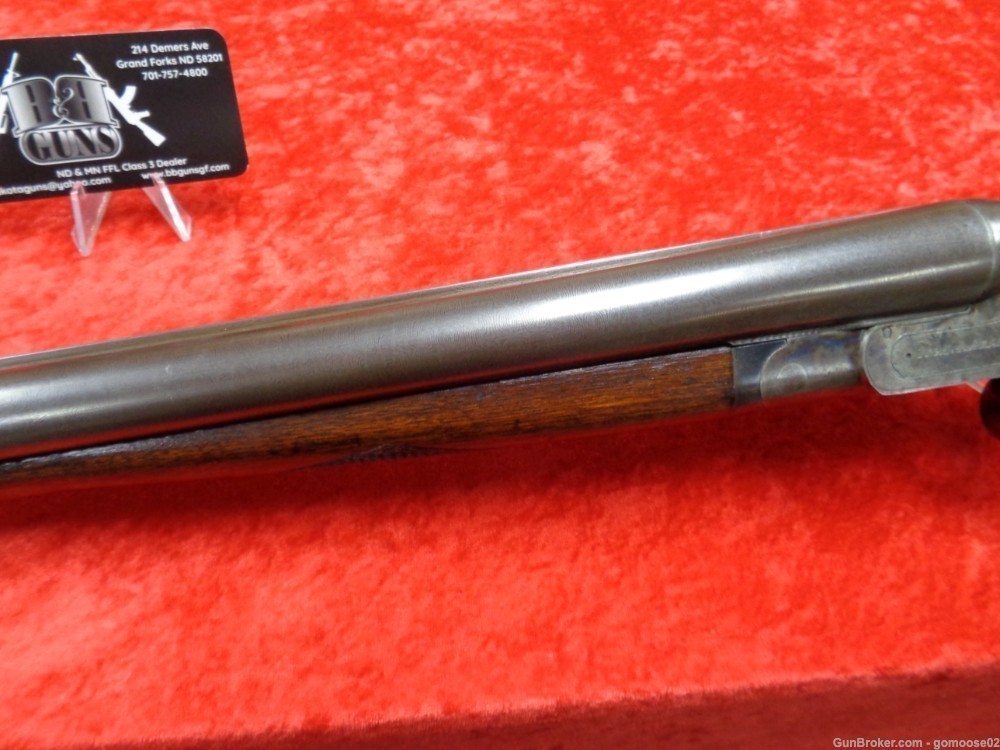Meriden AJ Aubrey 12 Gauge SxS Double Barrel COACH Gun Shotgun Hammer TRADE-img-13