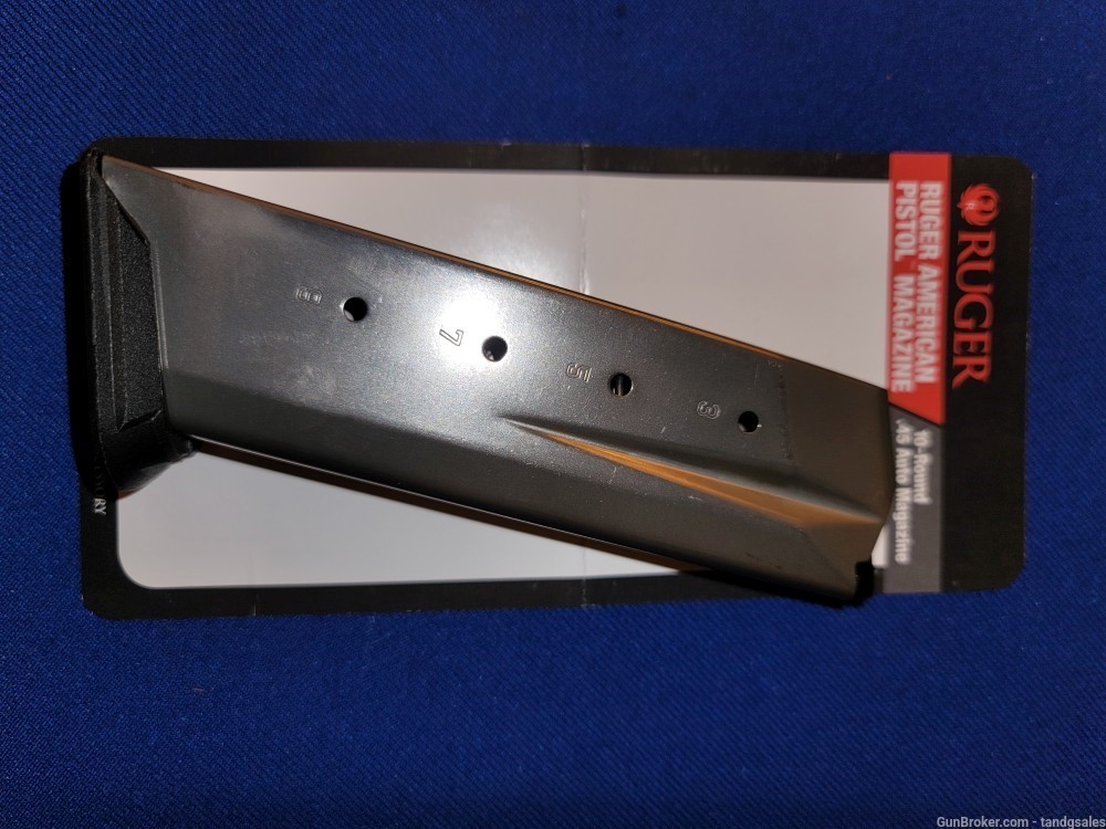 1 New Ruger American .45acp 10 rd. Original Factory Magazine-img-3