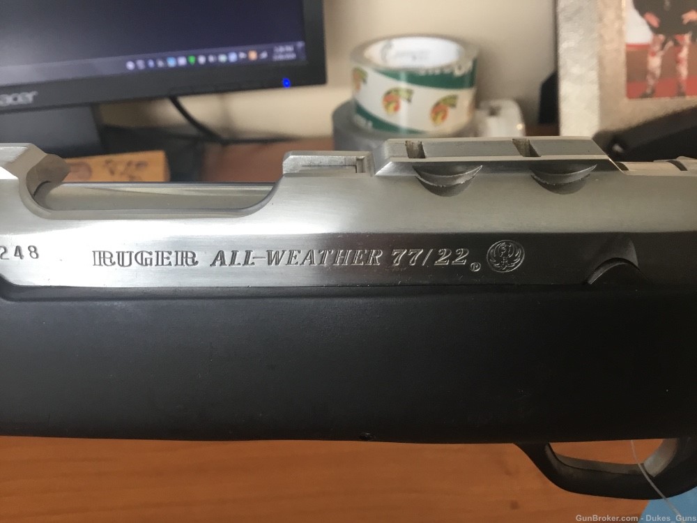 Ruger All Weather 77/22, .22mag-07018. 1998 Paddle Stock Skeleton -img-5