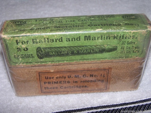 UMC 32-40 for Ballard and Marlin Rifles 20 CTGs.-img-0