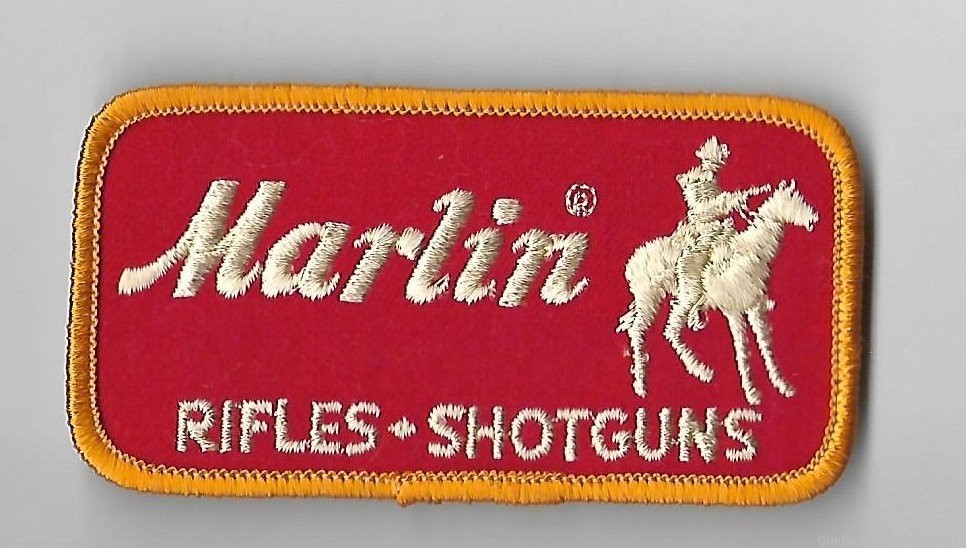 Marlin Firearms Rifles - Shotguns Yellow White & Red Patch-img-0