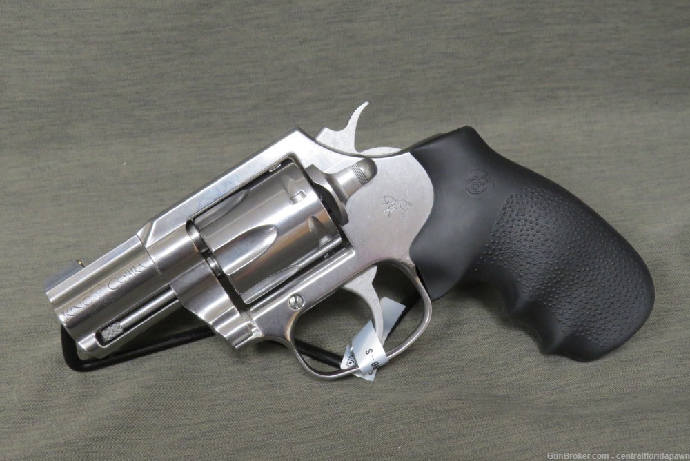 New Colt King Cobra Carry .357 mag Revolver 2" Stainless 357 KCOBRA-SB2BB-S-img-1