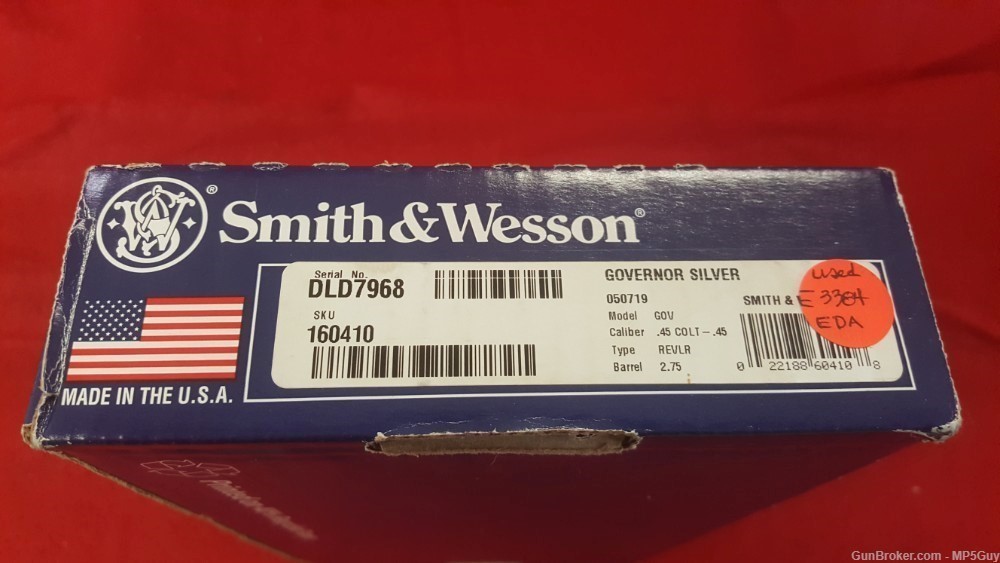 [e3384] Smith & Wesson Governor Silver .410, 45 Colt, 45 ACP-img-6