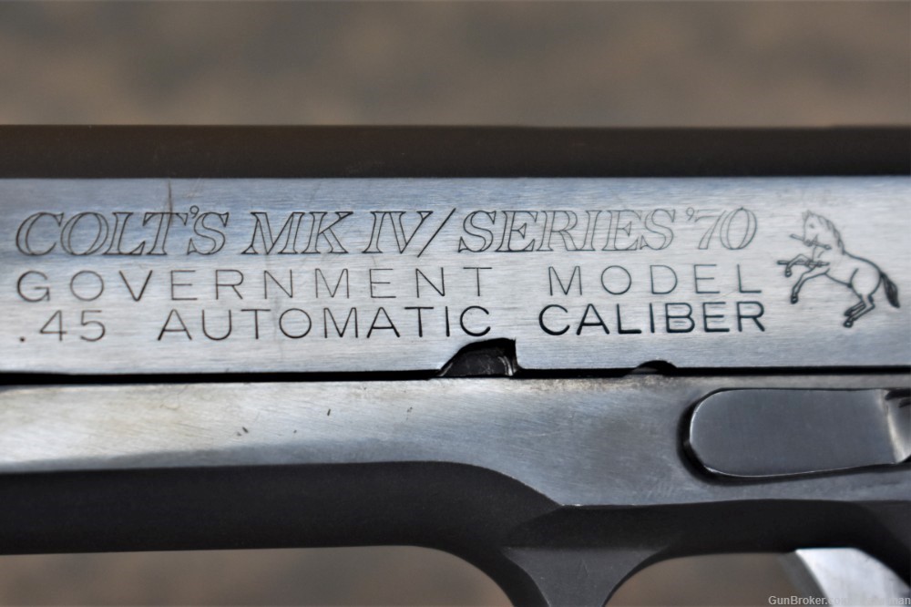 Colt Government Model MK IV Series `70 in 45ACP made 1973-img-2