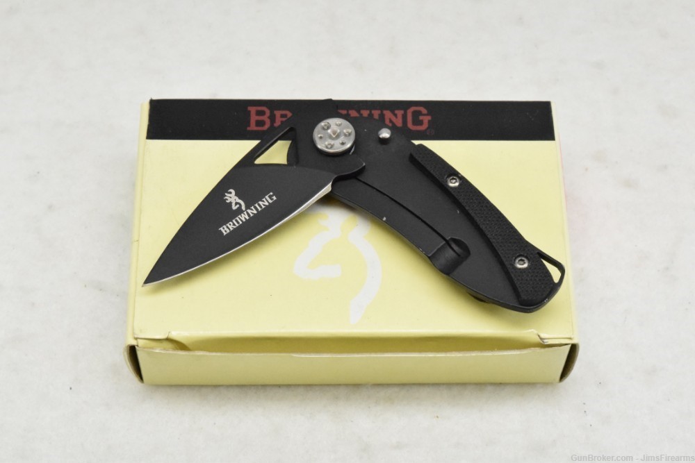 NEW - BROWNING 138 SHADOW HIGH IMPACT G-10 KNIFE - #322138-img-0