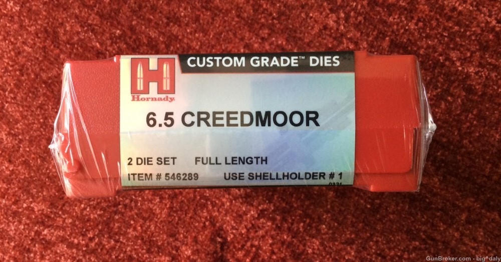 6.5 Creedmoor Hornady Custom Grade Dies   NEW!-img-0