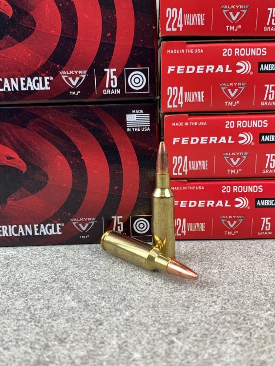 20 Federal AE224VLK1 American Eagle Rifle 224 Valkyrie 75 gr FMJ-img-0