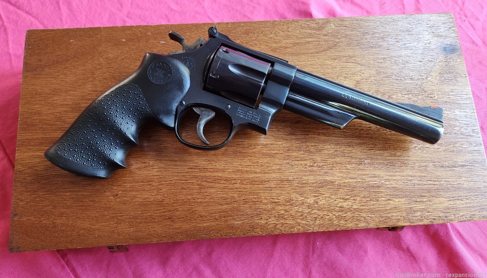 RARE CASED 1987 SMITH AND WESSON MODEL 29-3 .44MAG 6IN -img-0