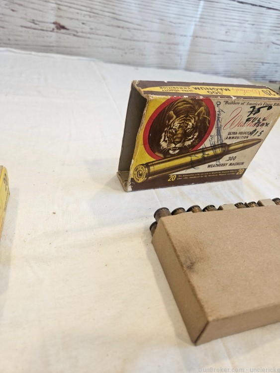Vtg weatherby 300 magnum handloads with tiger box 20 rds-img-4