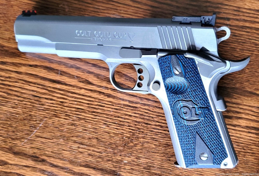Colt Gold Cup Trophy .45ACP 5" Bbl Stainless 1- 8rd Mag - UNFIRED-img-1