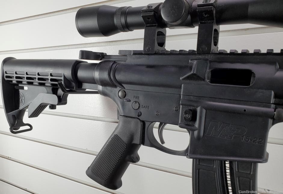 SMITH & WESSON M&P 15-22 RIFLE, .22LR, 16" BARREL, 2 MAGS-img-6