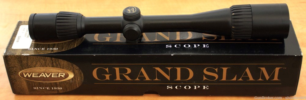 New-in-box Weaver Grand Slam 4.5-14x40 Riflescope Adjustable Objective-img-0