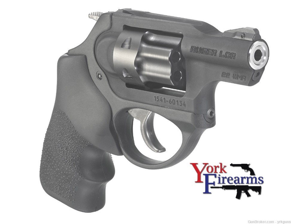 Ruger LCRx 22WMR 6RD Matte Black Hogue Grip Revolver NEW 5439-img-1