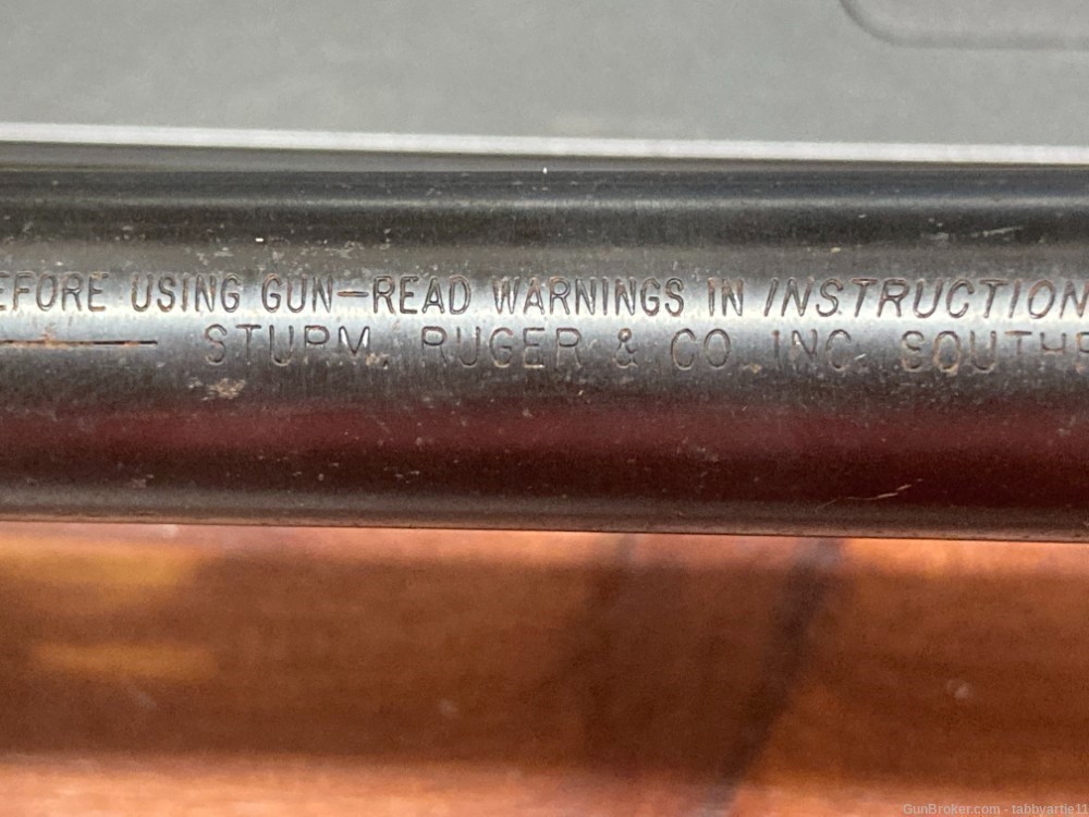Sturm & Ruger 22 rifle barrel with sites -img-2