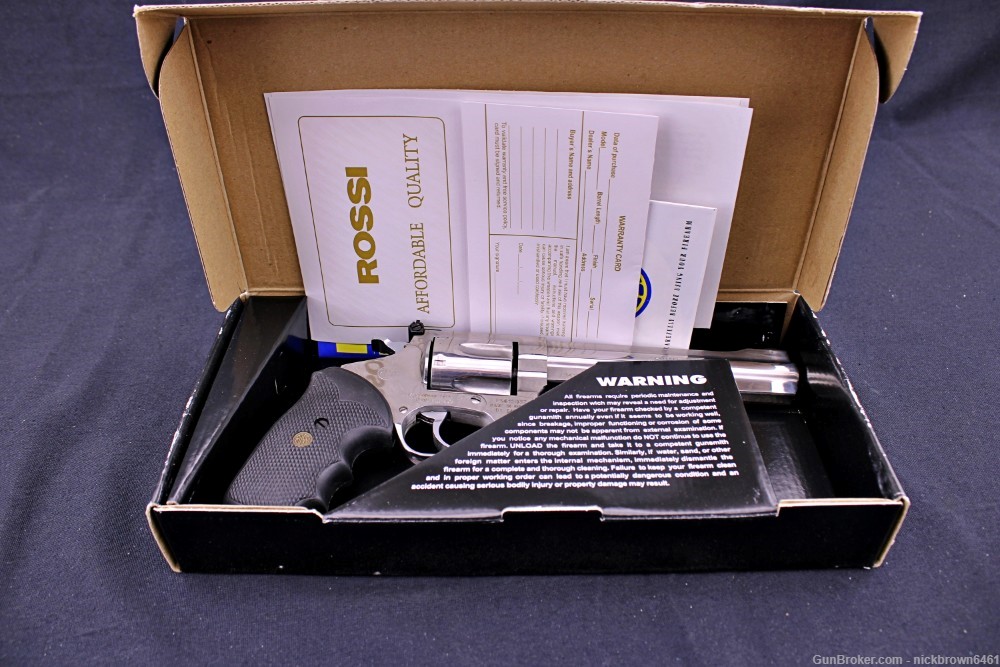 ROSSI R972 357 MAGNUM 6" BBL STAINLESS STEEL WITH FACTORY BOX-img-17