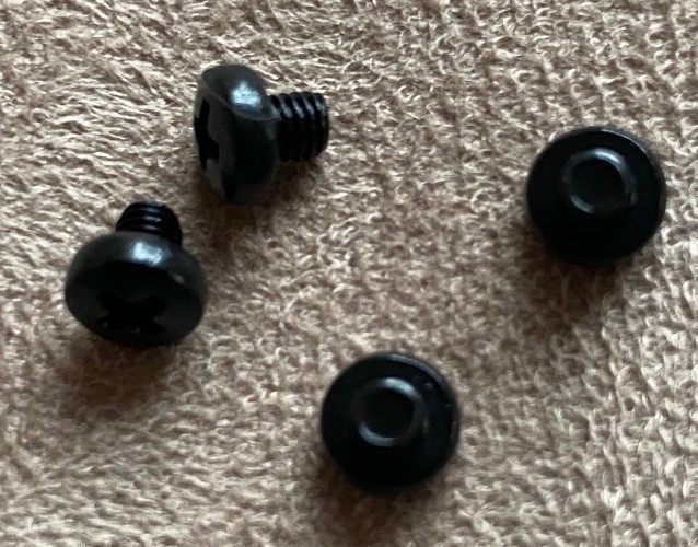 Grip Screws (4) for Steyr GB, Black with Phillips Head, Perfect Fit-img-0