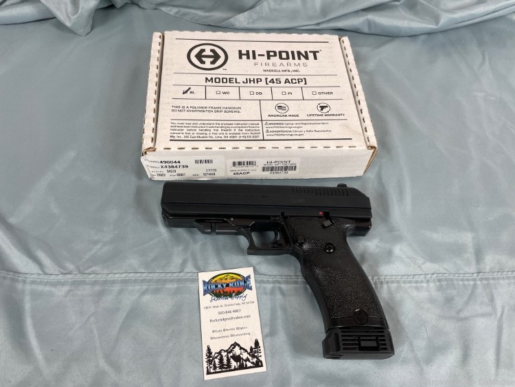 Hi Point JHP Pistol 45 ACP 5" USA + Box LIKE NEW! -img-0