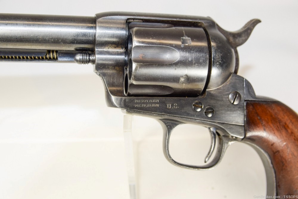 ONE OF THE KIND COLT 1873 SINGLE ACTION ARMY US MARKED .45 COLT REVOLVER-img-2