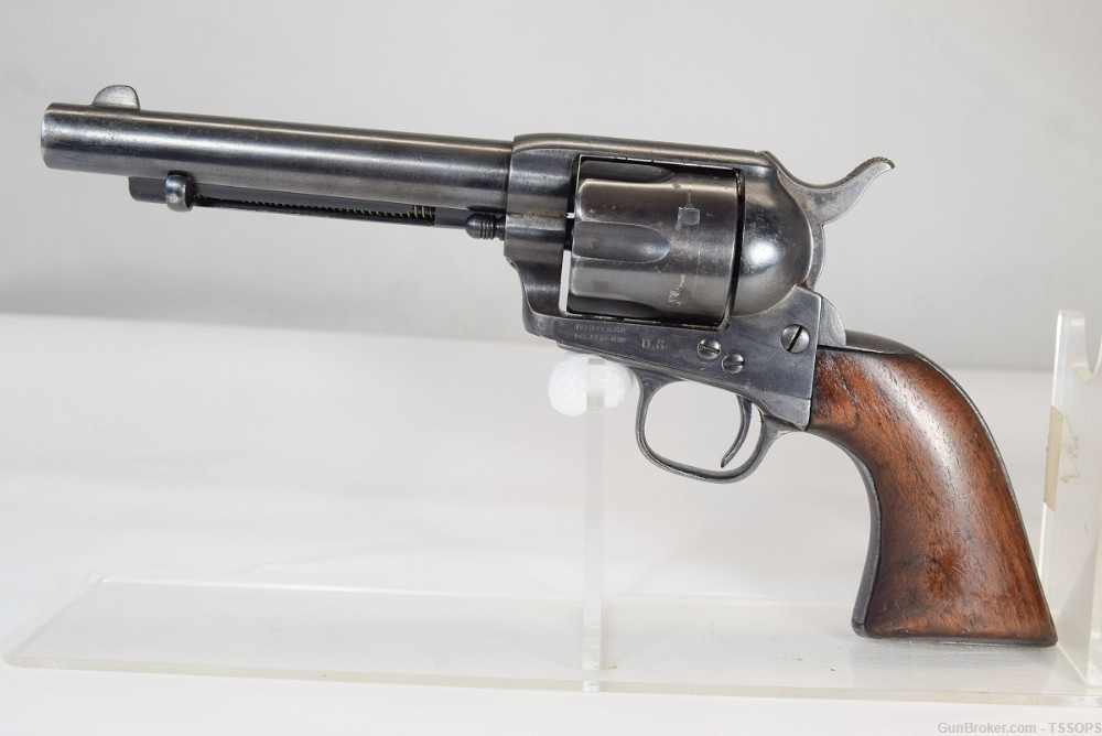ONE OF THE KIND COLT 1873 SINGLE ACTION ARMY US MARKED .45 COLT REVOLVER-img-1