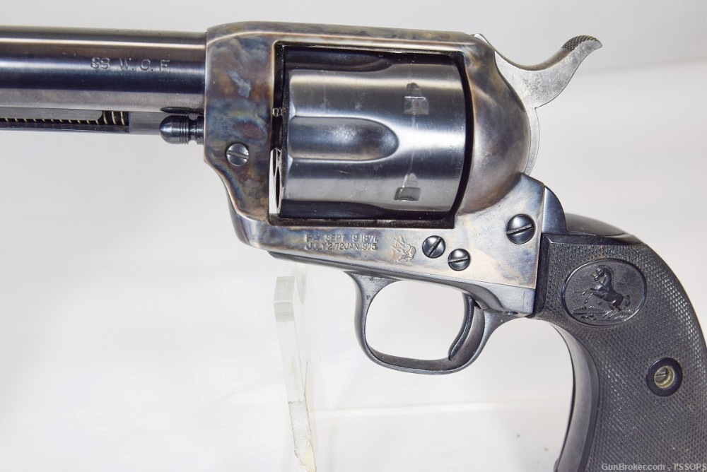 COLT 1873 SINGLE ACTION ARMY .38 WCF REVOLVER WITH LETTER-img-2