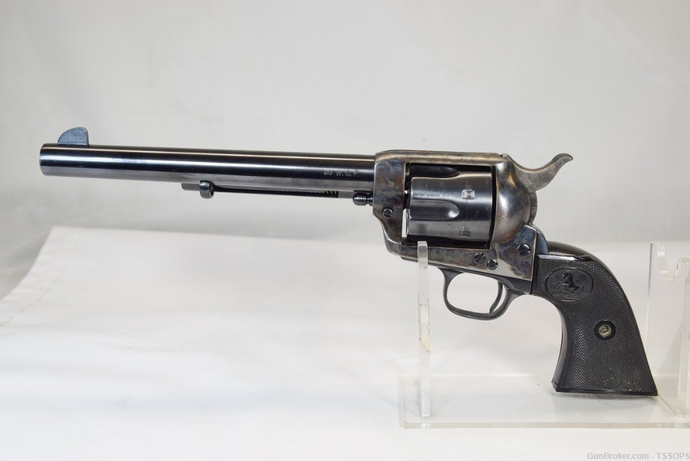 COLT 1873 SINGLE ACTION ARMY .38 WCF REVOLVER WITH LETTER-img-0