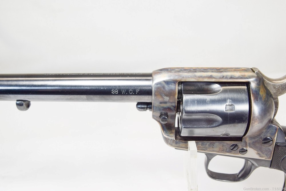 COLT 1873 SINGLE ACTION ARMY .38 WCF REVOLVER WITH LETTER-img-1