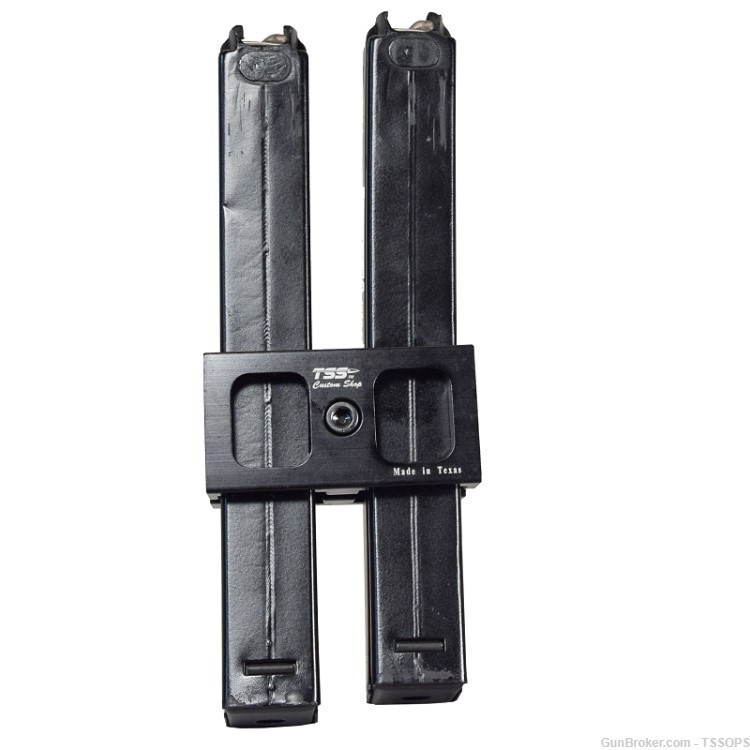 TSS universal magazine skeletonized COUPLER with 2 MAGS 30 rd mags HK MP5-img-0