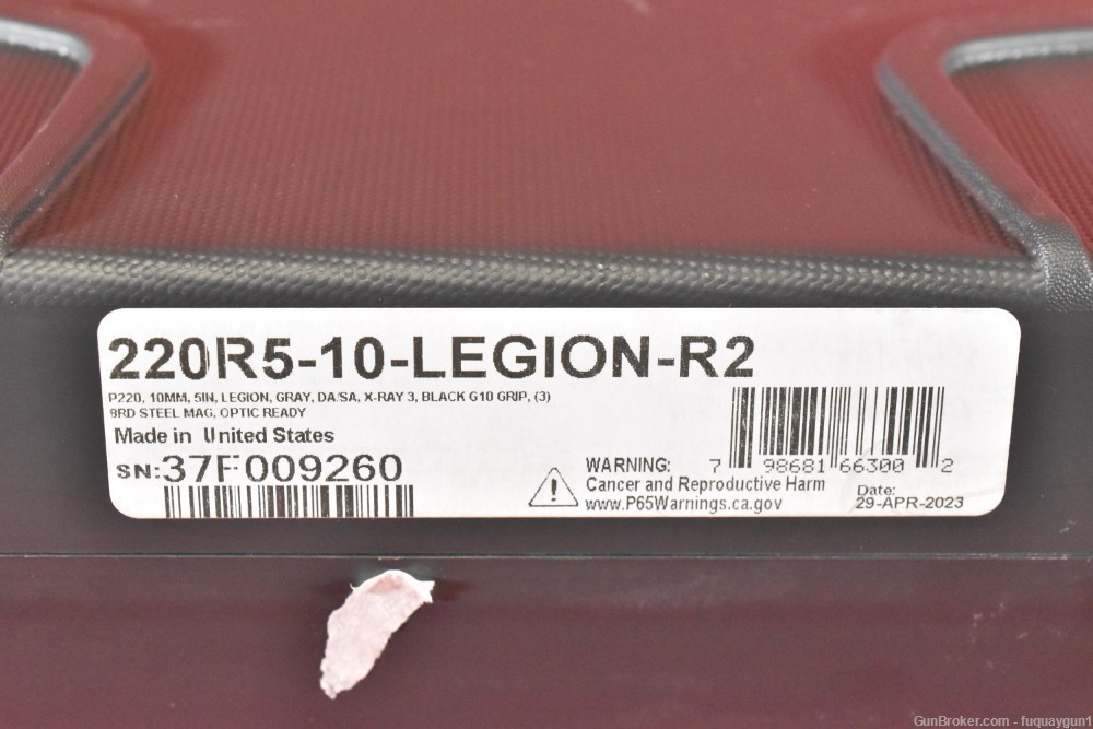 Sig Sauer P220 Legion 10mm 5" Optic Ready SRT Night Sights Sig P220-Legion-img-10