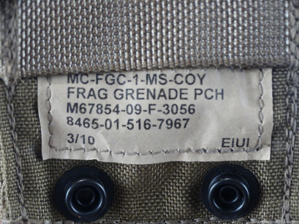 USMC Frag Grenade Pouch (MC-FGC-1-MS-COY) NSN: 8465-01-516-7967-img-3