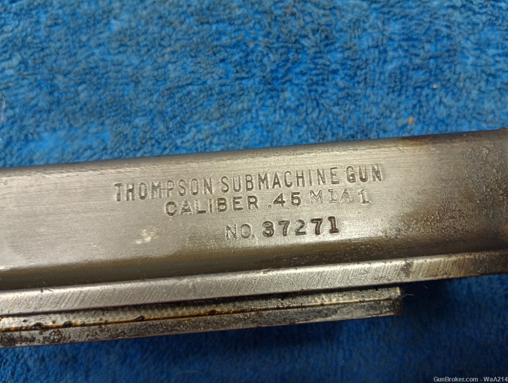 Thompson M1 SMG Receiver complete ref#5N no 1928 m1a1-img-6