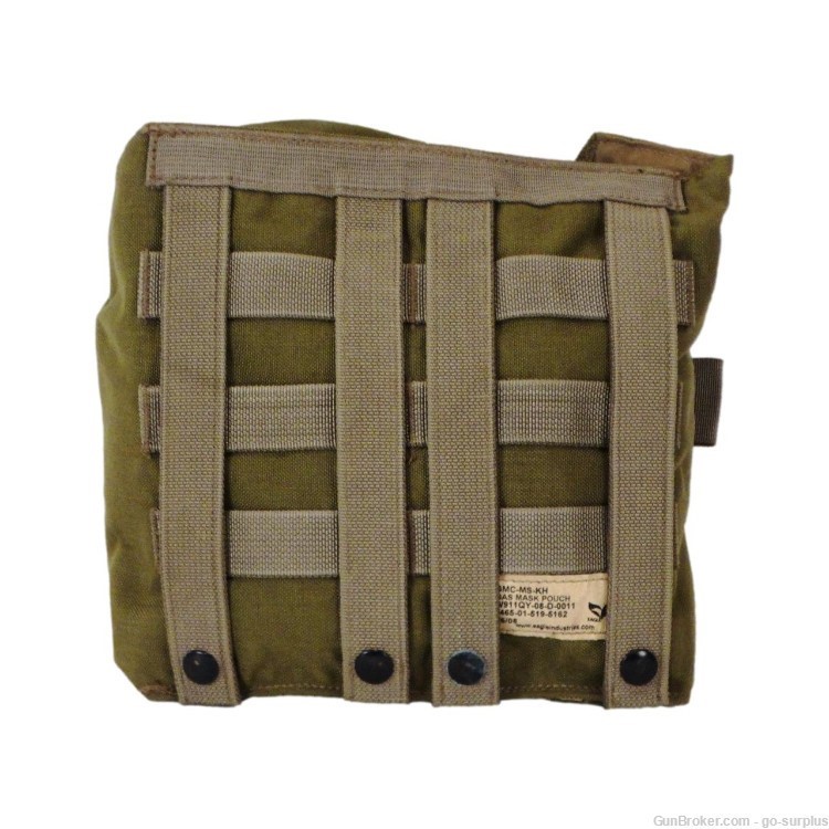 US Military MOLLE Gas Mask Pouch (GMC-MS-KH) NSN: 8465-01-519-5162-img-2